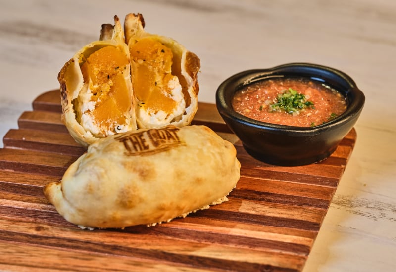 Pumpkin w/Goat Cheese Empanada