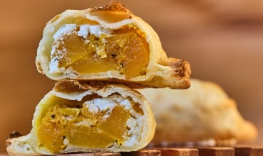 Pumpkin w/Goat Cheese Empanada's filling